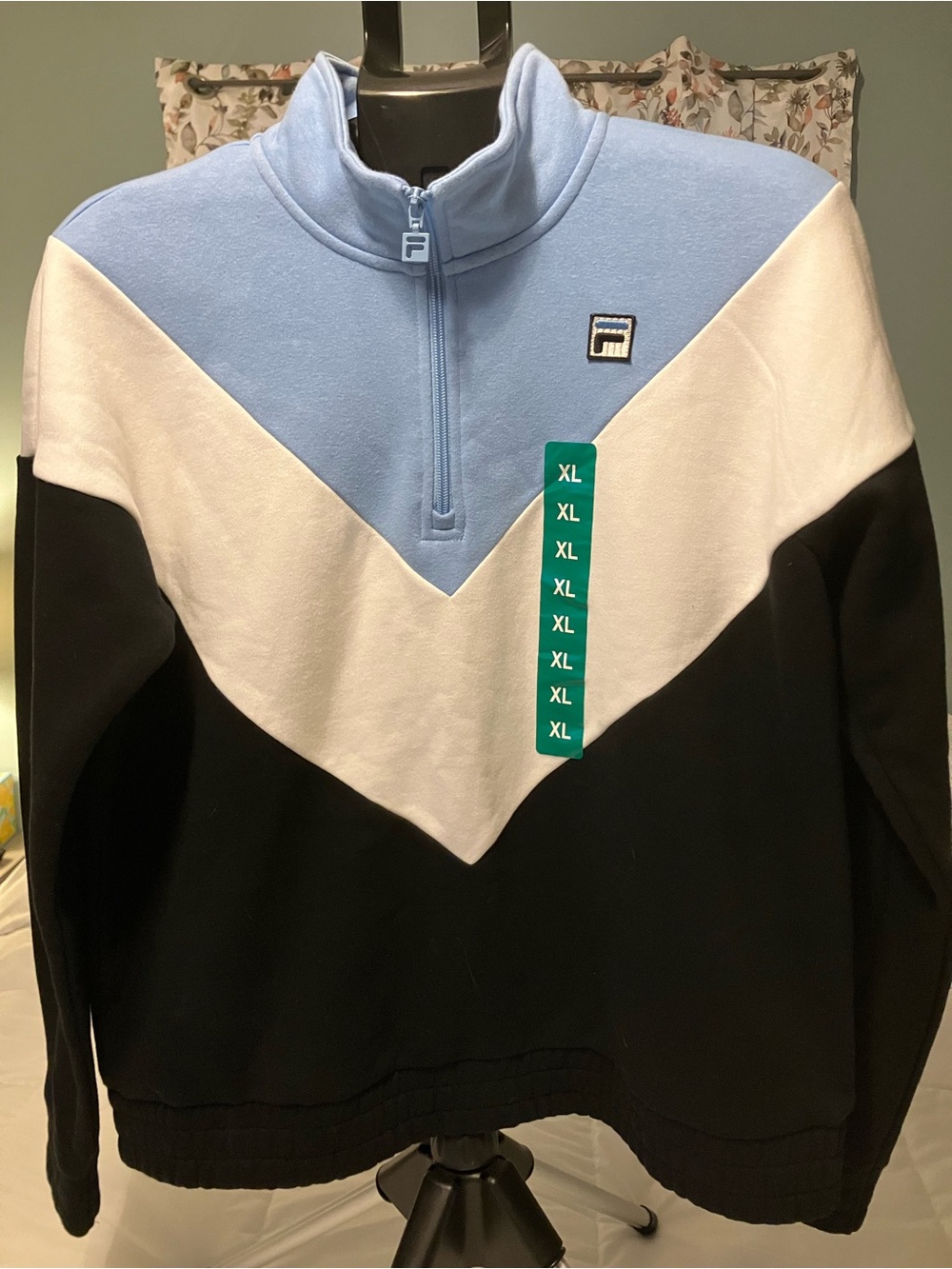 FILA Colorblock 1/4 Zip Pullover – Unisex